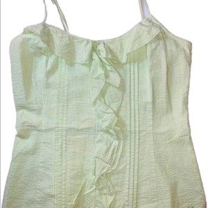 🎉🎉Vineyard Vines Seersucker Blouse 6 EUC